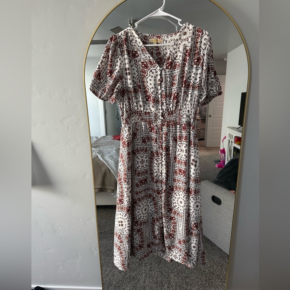 Mimi & Daphne Paisley Dress
